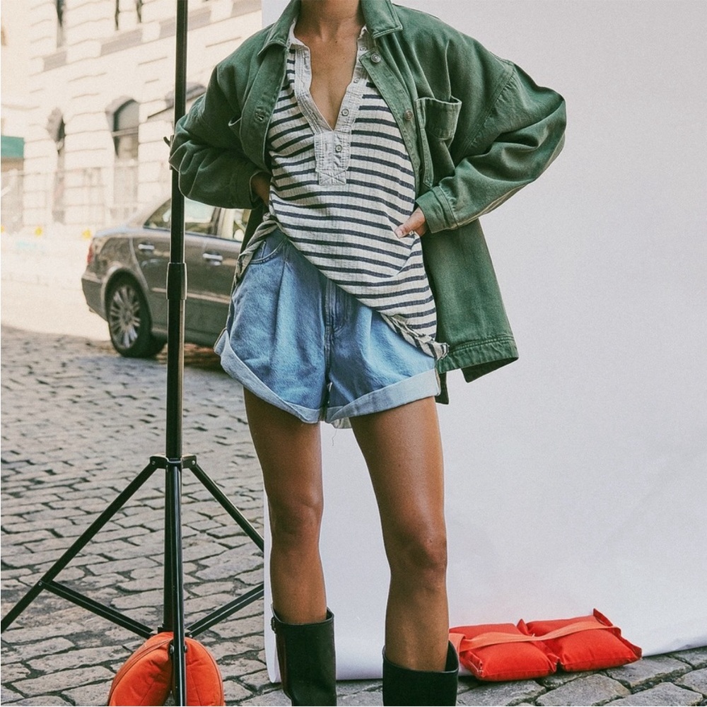 NWT We The Free Madison City Twill Jacket